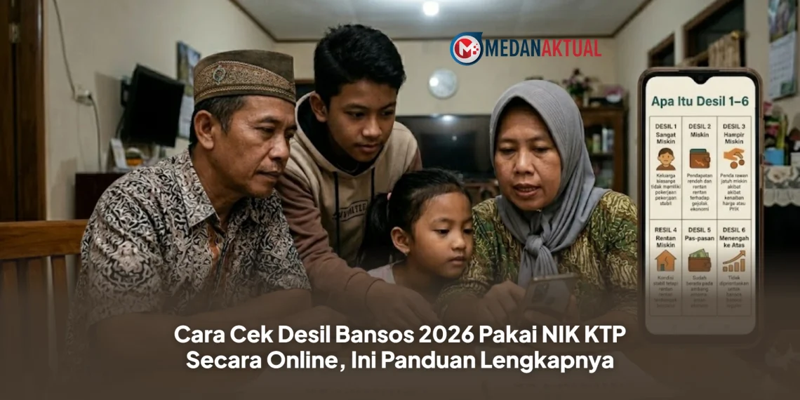 Cara Cek Desil Bansos 2026 Pakai NIK KTP Secara Online, Ini Panduan Lengkapnya