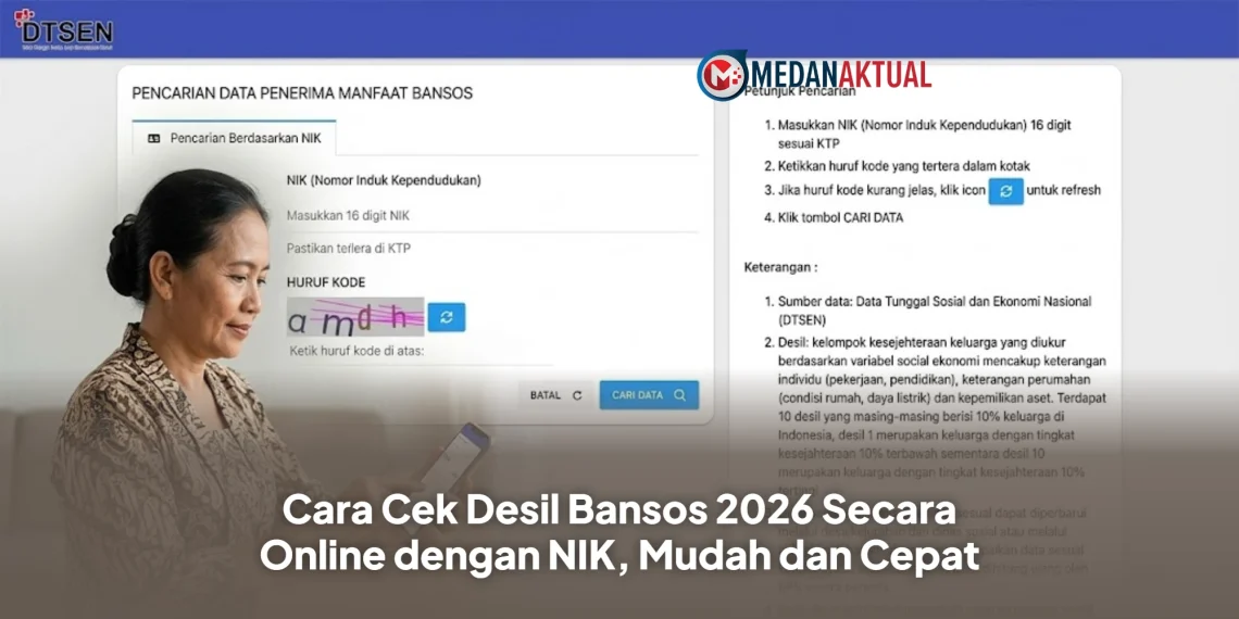 Cara Cek Desil Bansos 2026 Secara Online dengan NIK, Mudah dan Cepat