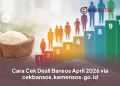 Cara Cek Desil Bansos April 2026 via cekbansos.kemensos.go.id