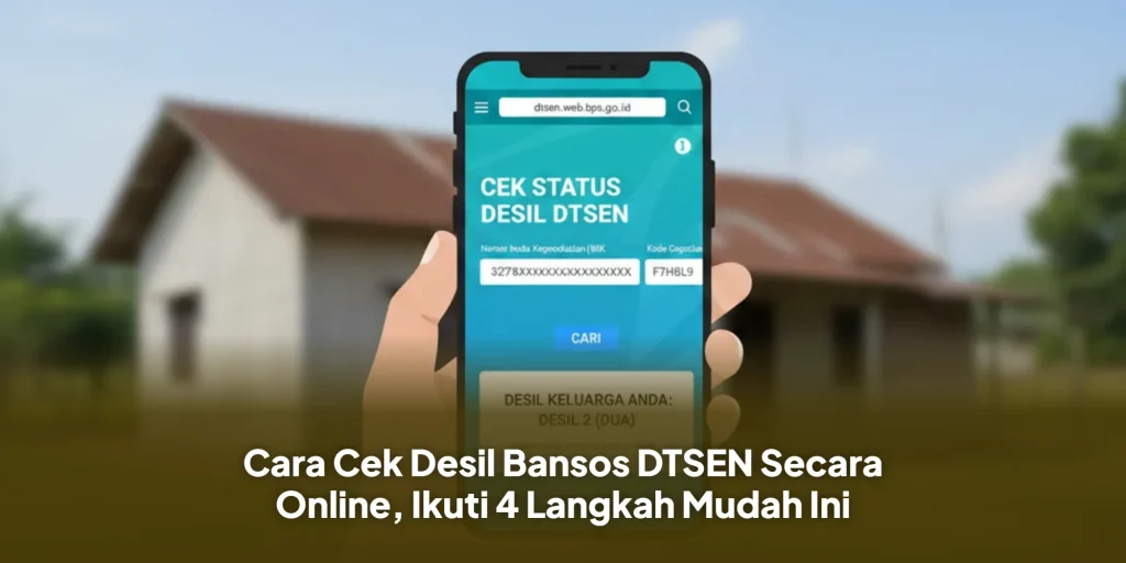 Cara Cek Desil Bansos DTSEN Secara Online, Ikuti 4 Langkah Mudah Ini