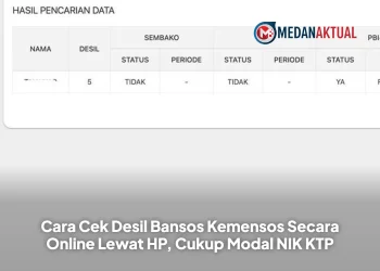Cara Cek Desil Bansos Kemensos Secara Online Lewat HP, Cukup Modal NIK KTP