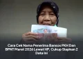 Cara Cek Nama Penerima Bansos PKH Dan BPNT Maret 2026 Lewat HP, Cukup Siapkan 2 Data Ini
