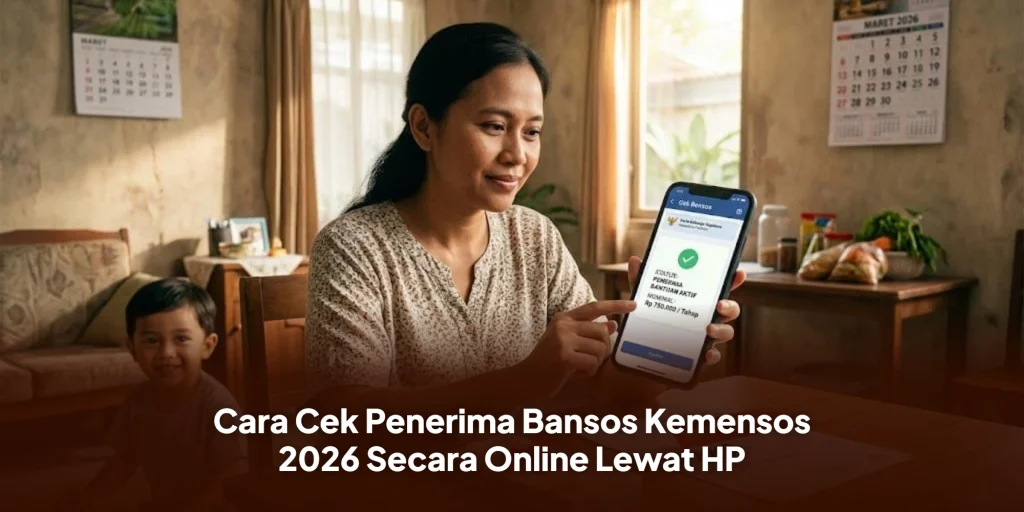 Cara Cek Penerima Bansos Kemensos 2026 Secara Online Lewat HP