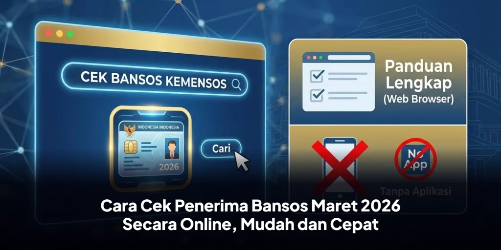 Cara Cek Penerima Bansos Maret 2026 Secara Online, Mudah dan Cepat