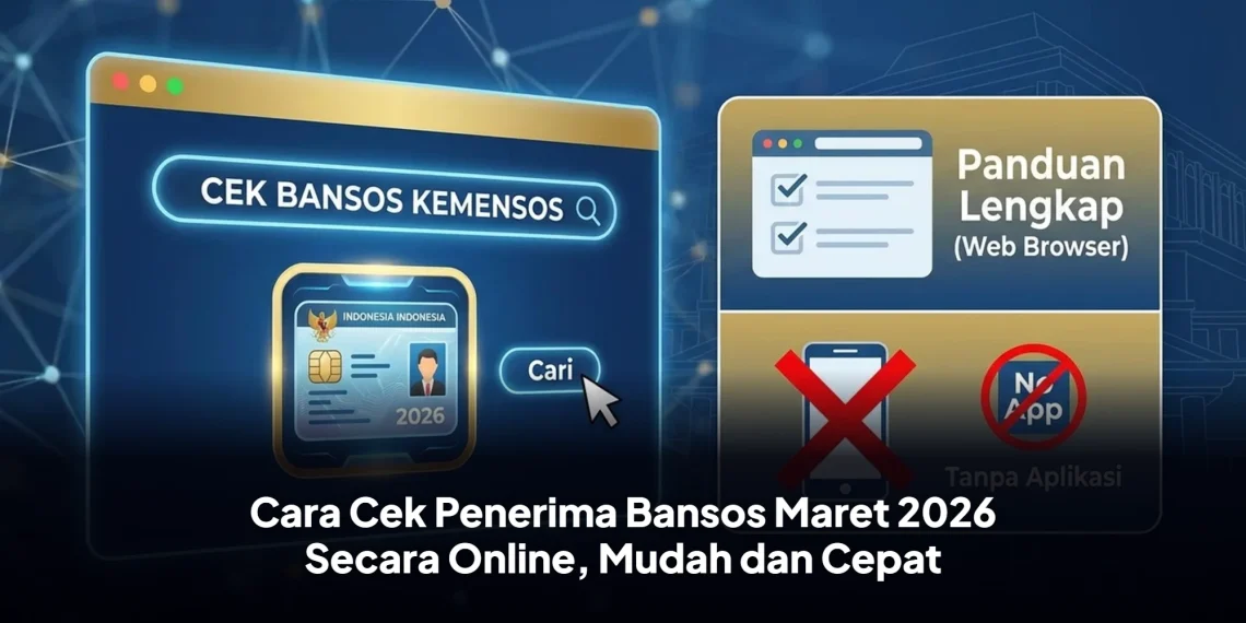Cara Cek Penerima Bansos Maret 2026 Secara Online, Mudah dan Cepat