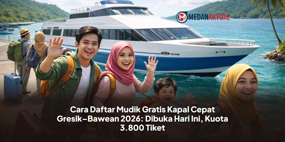 Cara Daftar Mudik Gratis Kapal Cepat Gresik–Bawean 2026: Dibuka Hari Ini, Kuota 3.800 Tiket