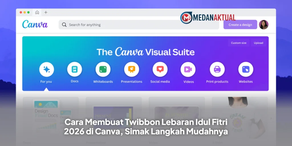 Cara Membuat Twibbon Lebaran Idul Fitri 2026 di Canva, Simak Langkah Mudahnya