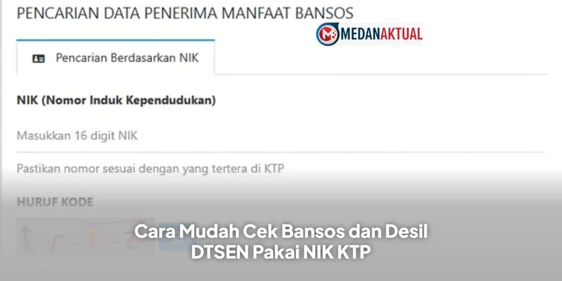 Cara Mudah Cek Bansos dan Desil DTSEN Pakai NIK KTP