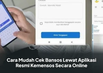 Cara Mudah Cek Bansos Lewat Aplikasi Resmi Kemensos Secara Online