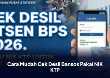 Cara Mudah Cek Desil Bansos Pakai NIK KTP
