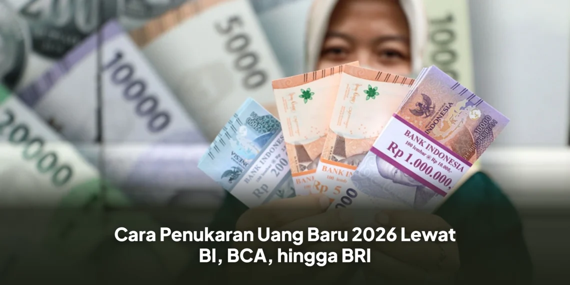 Cara Penukaran Uang Baru 2026 Lewat BI, BCA, hingga BRI