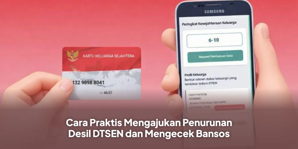 Cara Praktis Mengajukan Penurunan Desil DTSEN dan Mengecek Bansos