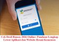 Cek Desil Bansos 2026 Online: Panduan Lengkap Lewat Aplikasi dan Website Resmi Kemensos