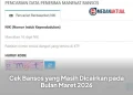 Cek Bansos yang Masih Dicairkan pada Bulan Maret 2026