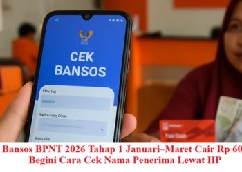 Cek Bansos BPNT 2026 Tahap 1 Januari–Maret Cair Rp 600.000, Begini Cara Cek Nama Penerima Lewat HP