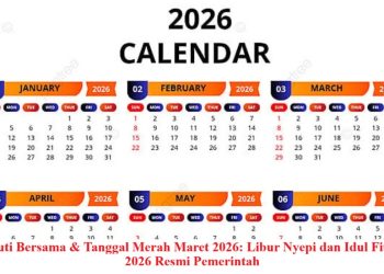 Cuti Bersama & Tanggal Merah Maret 2026: Libur Nyepi dan Idul Fitri 2026 Resmi Pemerintah