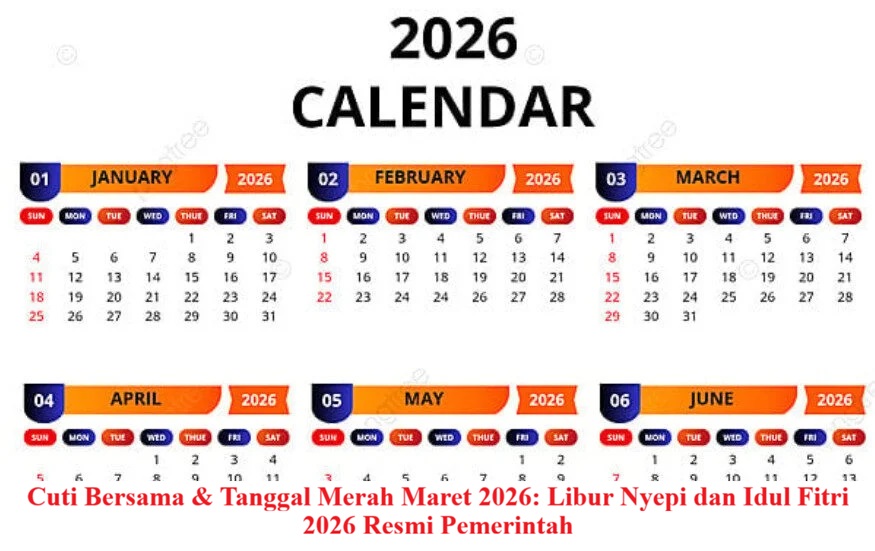 Cuti Bersama & Tanggal Merah Maret 2026: Libur Nyepi dan Idul Fitri 2026 Resmi Pemerintah