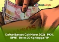 Daftar Bansos Cair Maret 2026: PKH, BPNT, Beras 20 Kg hingga PIP