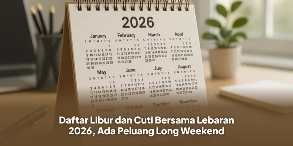 Daftar Libur dan Cuti Bersama Lebaran 2026, Ada Peluang Long Weekend