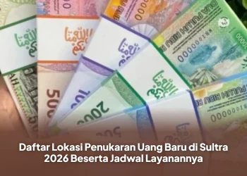 Daftar Lokasi Penukaran Uang Baru di Sultra 2026 Beserta Jadwal Layanannya
