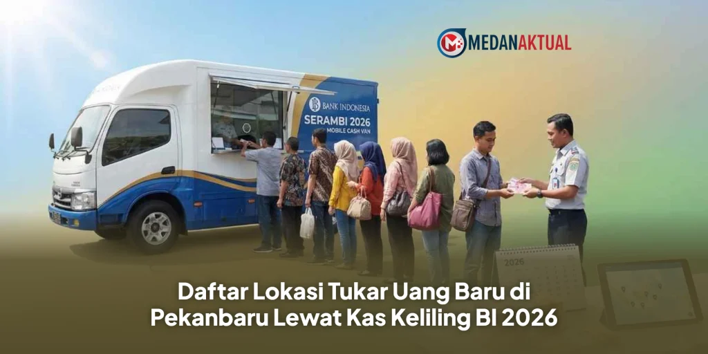 Daftar Lokasi Tukar Uang Baru di Pekanbaru Lewat Kas Keliling BI 2026