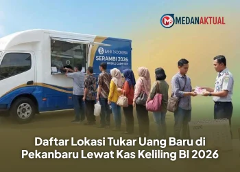 Daftar Lokasi Tukar Uang Baru di Pekanbaru Lewat Kas Keliling BI 2026