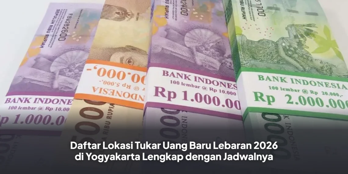 Daftar Lokasi Tukar Uang Baru Lebaran 2026 di Yogyakarta Lengkap dengan Jadwalnya