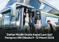 Daftar Mudik Gratis Kapal Laut dari Pemprov DKI Dibuka 9–12 Maret 2026