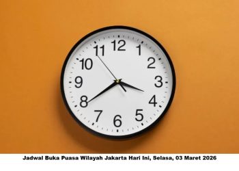 Jadwal Buka Puasa Wilayah Jakarta Hari Ini, Selasa, 03 Maret 2026