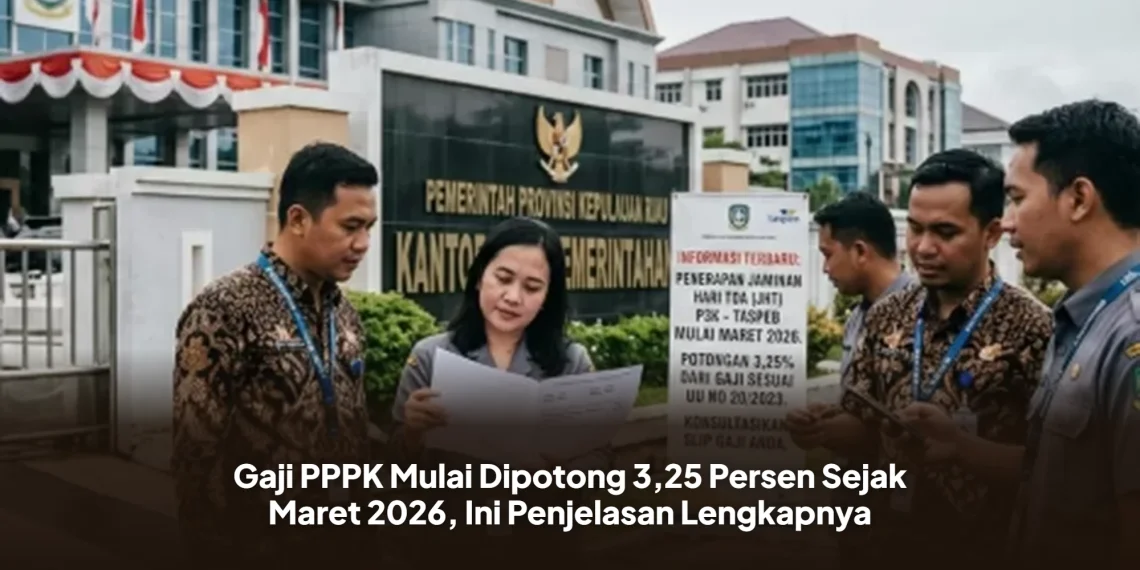Gaji PPPK Mulai Dipotong 3,25 Persen Sejak Maret 2026, Ini Penjelasan Lengkapnya