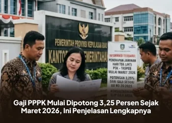 Gaji PPPK Mulai Dipotong 3,25 Persen Sejak Maret 2026, Ini Penjelasan Lengkapnya