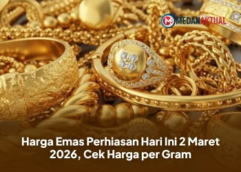 Harga Emas Perhiasan Hari Ini 2 Maret 2026, Cek Harga per Gram