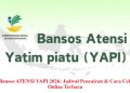 Bansos ATENSI YAPI 2026: Jadwal Pencairan & Cara Cek Online Terbaru