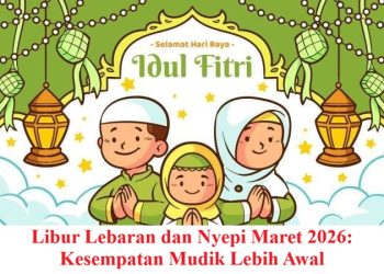 Libur Lebaran dan Nyepi Maret 2026: Kesempatan Mudik Lebih Awal