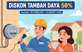 Diskon Tambah Daya Listrik 50 Persen dari PLN hingga 10 Maret 2026, Ini Syarat dan Cara Klaimnya