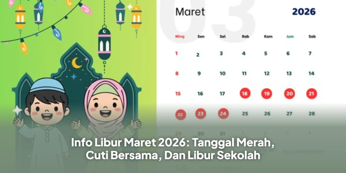 Info Libur Maret 2026: Tanggal Merah, Cuti Bersama, Dan Libur Sekolah