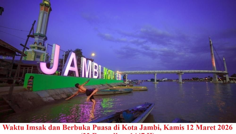 Waktu Imsak dan Berbuka Puasa di Kota Jambi, Kamis 12 Maret 2026 (22 Ramadhan 1447 H)
