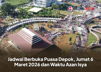 Jadwal Berbuka Puasa Depok, Jumat 6 Maret 2026 dan Waktu Azan Isya
