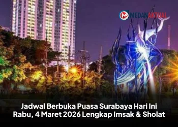 Jadwal Berbuka Puasa Surabaya Hari Ini Rabu, 4 Maret 2026 Lengkap Imsak & Sholat