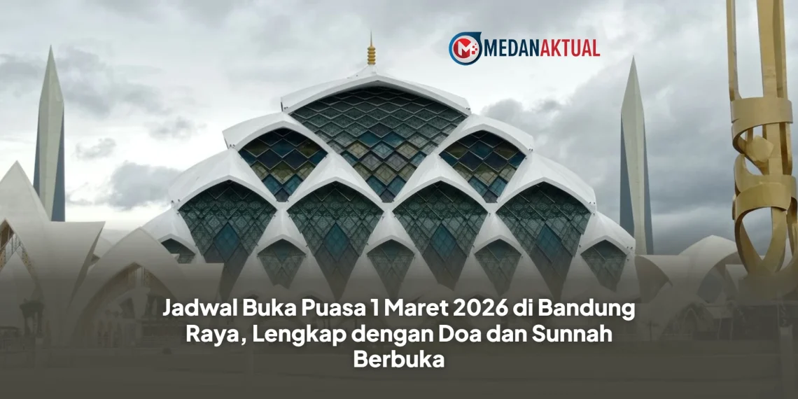 Jadwal Buka Puasa 1 Maret 2026 di Bandung Raya, Lengkap dengan Doa dan Sunnah Berbuka