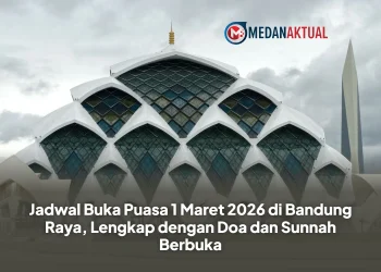 Jadwal Buka Puasa 1 Maret 2026 di Bandung Raya, Lengkap dengan Doa dan Sunnah Berbuka