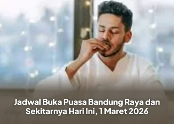 Jadwal Buka Puasa Bandung Raya dan Sekitarnya Hari Ini, 1 Maret 2026