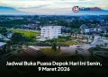 Jadwal Buka Puasa Depok Hari Ini Senin, 9 Maret 2026