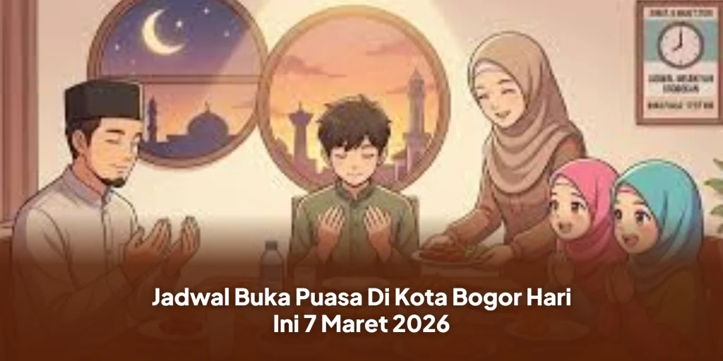 Jadwal Buka Puasa Di Kota Bogor Hari Ini 7 Maret 2026