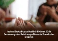Jadwal Buka Puasa Hari Ini 4 Maret 2026 Semarang dan Sekitarnya Beserta Sunah dan Doanya