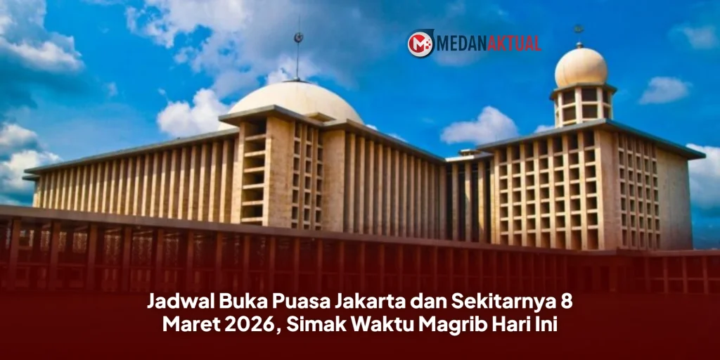 Jadwal Buka Puasa Jakarta dan Sekitarnya 8 Maret 2026, Simak Waktu Magrib Hari Ini