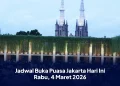 Jadwal Buka Puasa Jakarta Hari Ini Rabu, 4 Maret 2026
