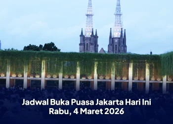 Jadwal Buka Puasa Jakarta Hari Ini Rabu, 4 Maret 2026