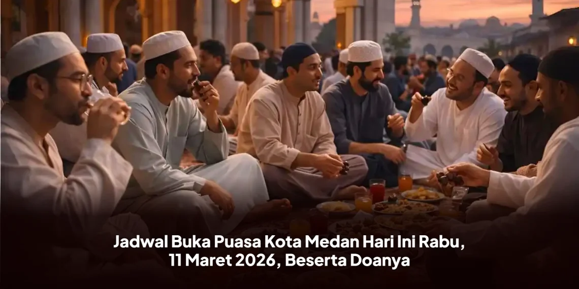 Jadwal Buka Puasa Kota Medan Hari Ini Rabu, 11 Maret 2026, Beserta Doanya