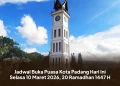 Jadwal Buka Puasa Kota Padang Hari Ini Selasa 10 Maret 2026, 20 Ramadhan 1447 H